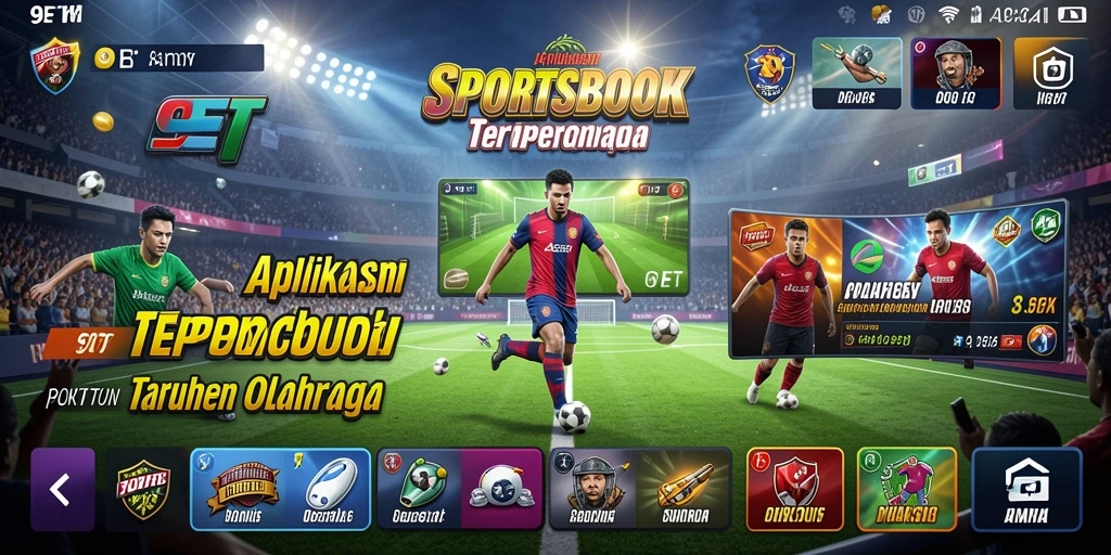 Tampilan menarik dari aplikasi Sportsbook 9ET dengan fitur menarik.