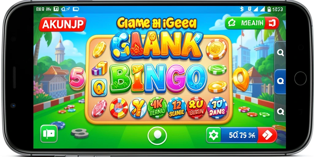 Gameplay AKUNJP yang penuh keseruan dalam Bingo.