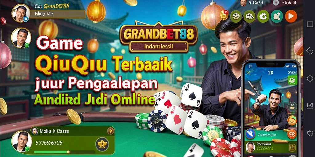 Tampilan gameplay menarik dari GRANDBET88 saat bermain QiuQiu.
