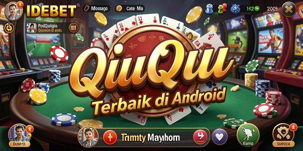 Tampilan gameplay seru QiuQiu di IDEBET.