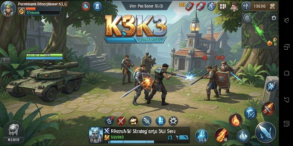 Gameplay seru K3K3 dengan strategi mendalam dan interaksi pemain.