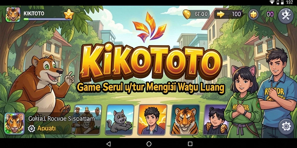 Tampilan menarik dari gameplay KIKOTOTO yang menyenangkan.