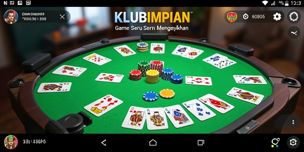 Gameplay Gaple yang seru dan menarik di KLUBIMPIAN.