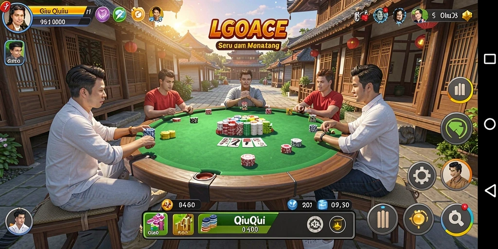 Tampilan gameplay menakjubkan dari LGOACE QiuQiu.