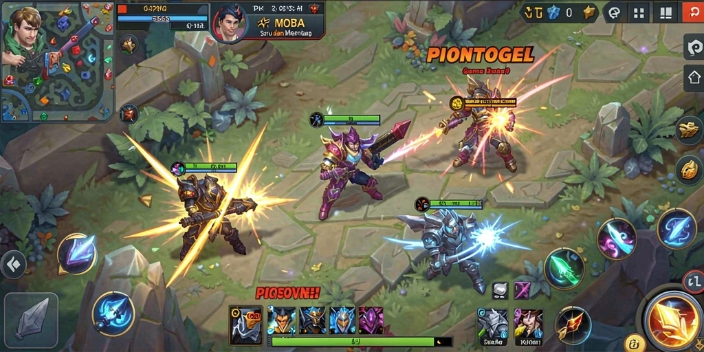 Tampilan gameplay PIONTOGEL yang mendebarkan dan strategis.