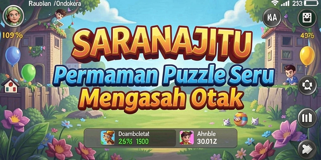 Tangkapan layar gameplay <strong>SARANAJITU</strong> dengan teka-teki yang menantang dan menarik.