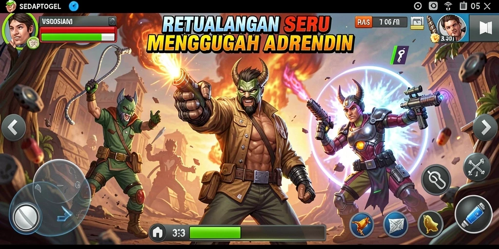 Gameplay seru dan mendebarkan dalam SEDAPTOGEL