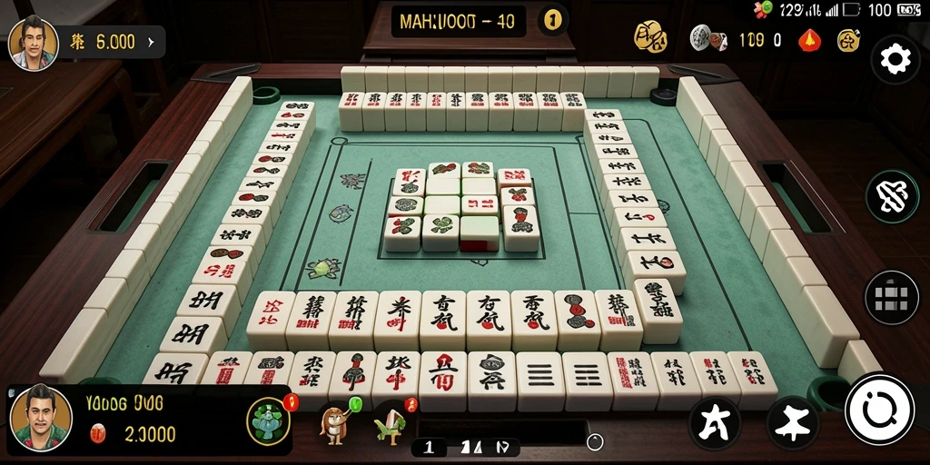 Tampilkan gameplay Mahjong yang seru dan menantang di V07.